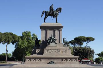 Rome Garibaldi Monument