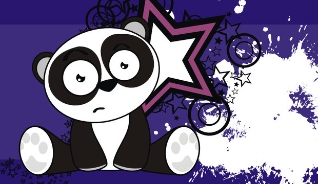 cute panda teddy bear cartoon walpeper