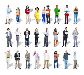 Fototapeta premium Business People Using Digital Devices
