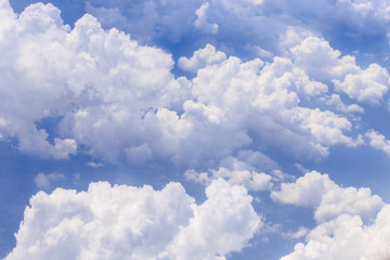 Naklejka na ściany i meble cloud in the blue sky