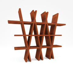 American Mahogany Wood Shelf