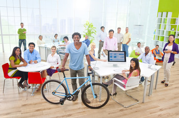 Group of Business People in the Office