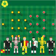 Fototapeta premium BELGIUM vs ALGERIA
