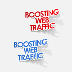 realistic design element: boosting web traffic