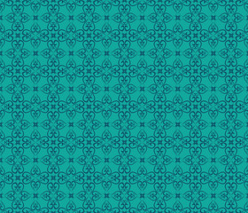 Seamless green pattern