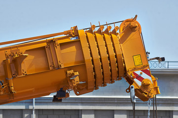 Details   of boom truck crane.
