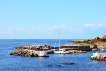 Fototapeta na wymiar Fort Christiansoe island Bornholm Denmark