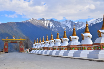 Temple tibétain au Yunnan, Chine