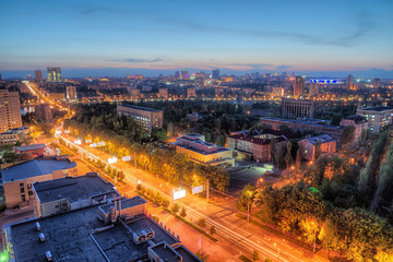 Night urban landscape