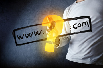 What is your com internet domain - obrazy, fototapety, plakaty