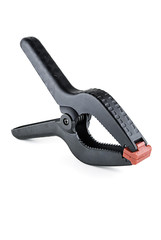 Obraz premium spring clamp on white background