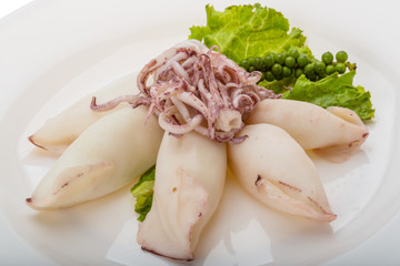 Boiled squid