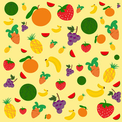 fruit vector background