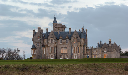 Fototapeta na wymiar Glengorm Castle