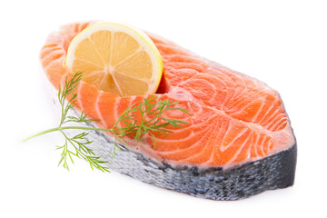 raw salmon