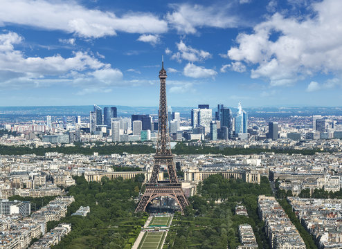 Tour Eiffel depuis la Tour Montparnasse Paris