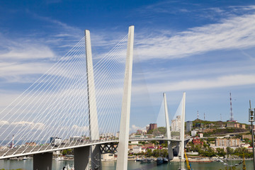 Big suspension bridge