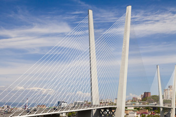 Big suspension bridge
