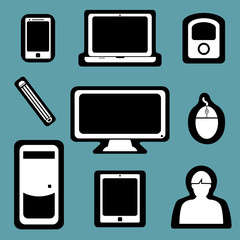 Social devices icon
