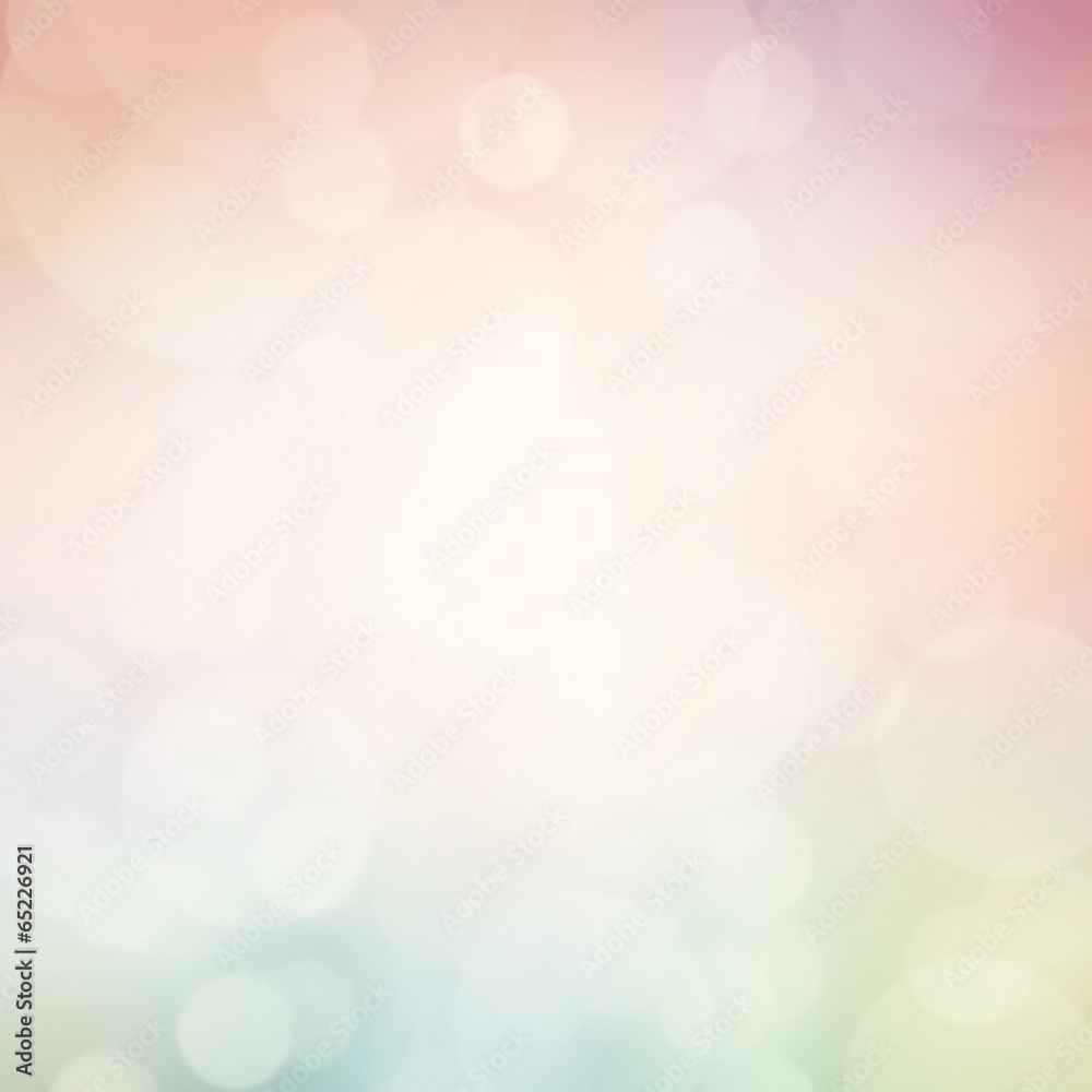 Canvas Prints soft colored abstract background. colorful circles of light abst