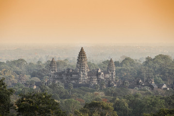 Angkor Wat temple. Siem Reap. Cambodia - obrazy, fototapety, plakaty