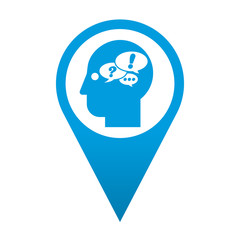 Icono localizacion simbolo pensamiento