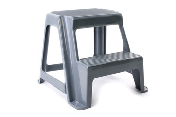 plastic chair isolated on white