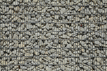 gabion décoratif d'un espace vert