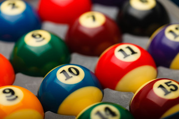 Billiard balls in box