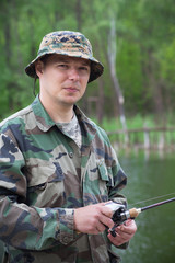 Portrait of an experienced fisherman