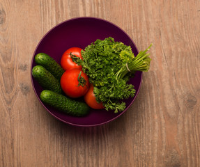 tomato cucumber dill