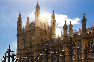 Fototapeta na wymiar Big Ben and Parliament, London 