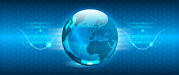 mondo connessione, dati, rete, internet