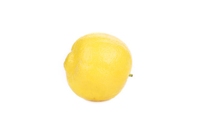 Fresh lemon close up.