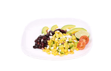 Beans salad.