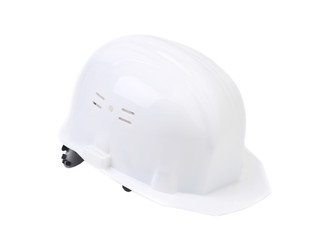 Fototapeta premium White hard hat.