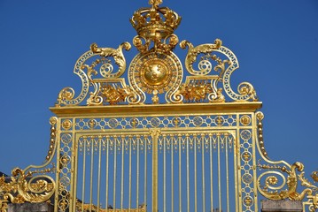 Golden gate in Versailles