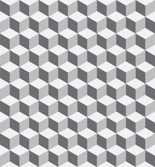 Seamless Geometric Cube Pattern