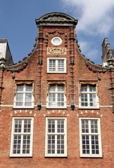 Fototapeta na wymiar Old Dutch house in Haarlem