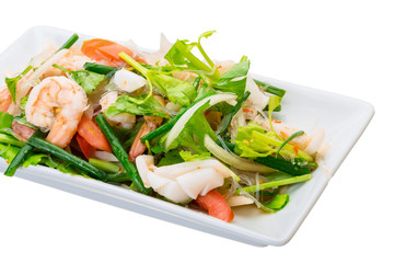 Glass noodle with seafood