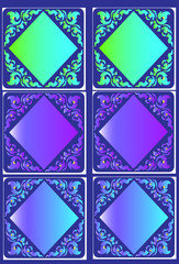 Obraz premium frames patterns thai