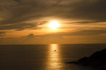 Phuket island sunset ,Thailand.