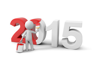 3d small people painting 2015