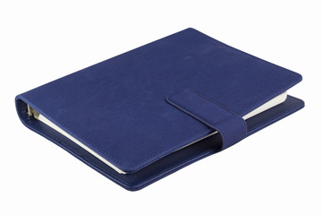 Dark blue colored organizer book