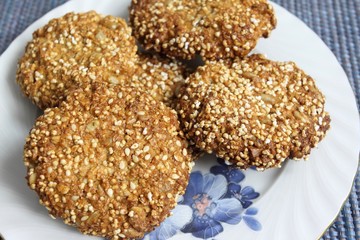 Oat biscuits.