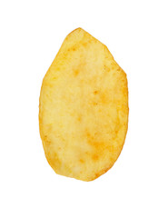 chips on white background