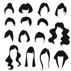 hairstyles silhouettes