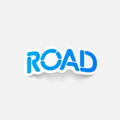 realistic design element: road