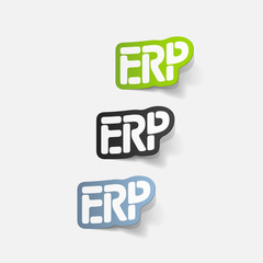 realistic design element: ERP