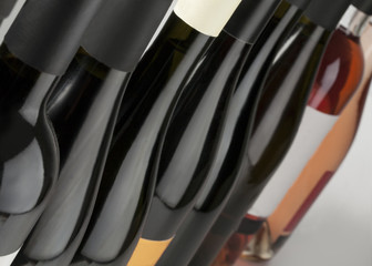 wine bottles